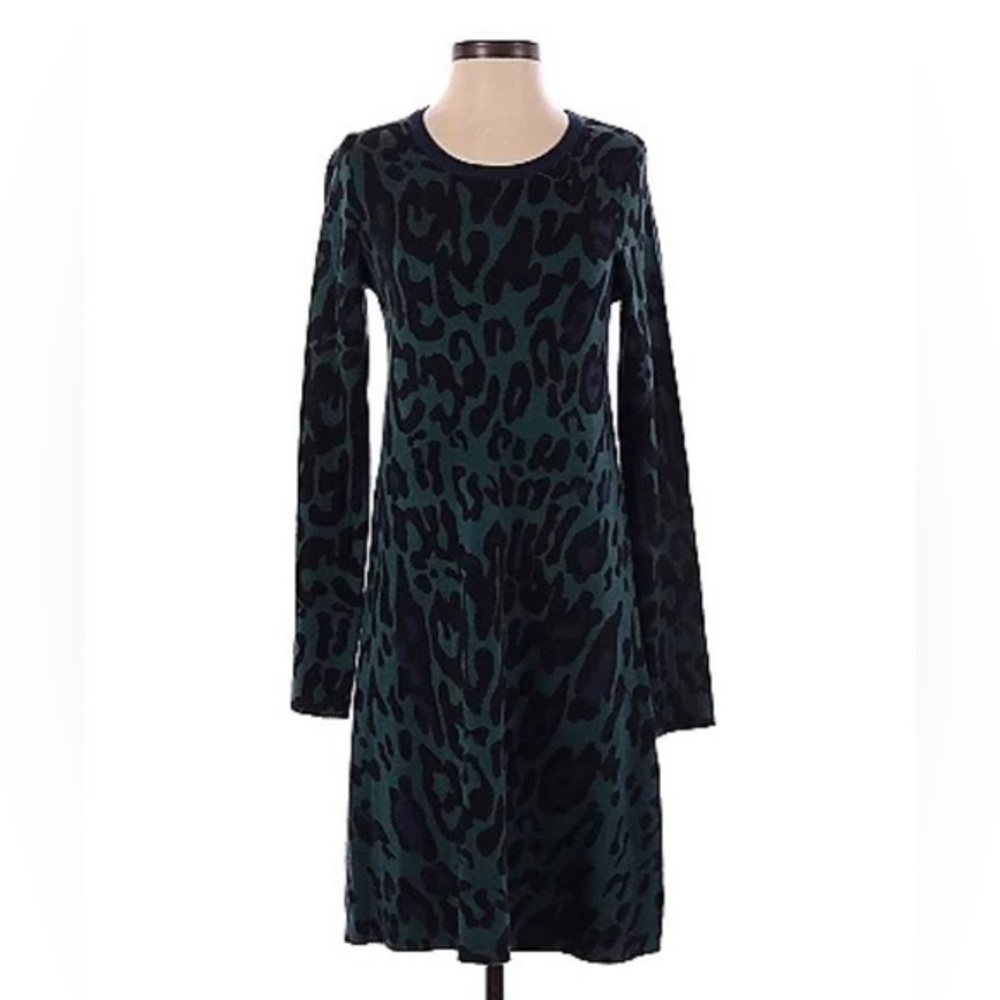 Carmen Marc Valvo Animal Print Dress
